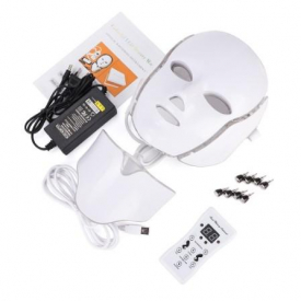 7 colors light led facial mask with neck skin rejuvenation face care treatment beauty instrument ing