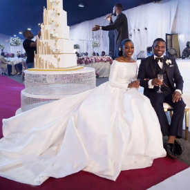 Luxury Satin Wedding Dress A Line 2020 African Plus Size Bridal Dresses Off Shoulder Long Sleeve Wedding Gowns