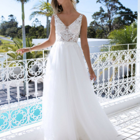 Mermaid Wedding Dresses Elegant vestido noiva White Ivory Backless Boho Double V-neck Sleeveless A-line Bridal Robe de Marriage Custom Made