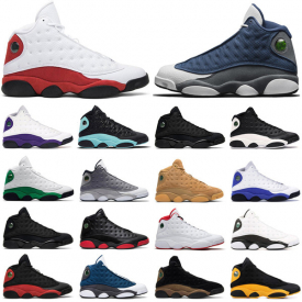mens basketball shoes 13s flint 13 island green black cat bred court purple hyper royal chicago he got game men athletic sports sneakers
