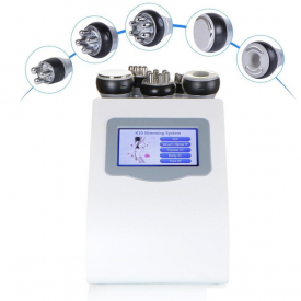 5in1 effective strong 40k ultrasonic cavitation body sculpting slimming vacuum rf skin firm body lift red pn machine with trolly