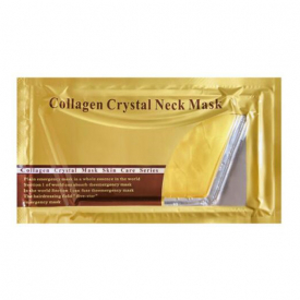 Hot Sale Gold Film Deep Water Collagen Crystal Neck Masks Patch Moisture Neck Mask Skin Care Masks Epacket