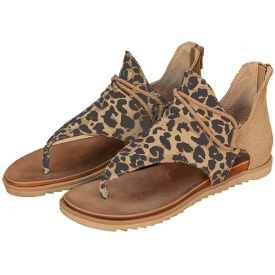 Women's Orthopedic Open Toe Leather Sandals, Premium Comfy Hook and Loop Closure Sport Sandal, Casual Flat Arch Support Wedge Shoes 07