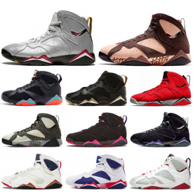 High Quality jumpman 7 Icicle 7s mens basketball shoes Patta X Ray Allen Raptro Charcoal Fadeaway Barcelona Nights men traners shport shoes