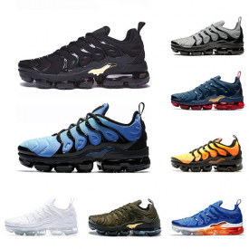 Fashion TN Plus Men Women Running Shoes Triple White Black Gold Grape USA Hyper Blue Mens Sneakers Sports Chaussures Size 36-47 Online Sale