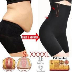 Hot Fat Burning High Waist Underwear Body Shaping Seamless Abdomen Control Shaping Pants
