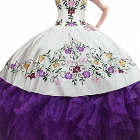 Newest Embroidery Quinceanera Dresses 2019 Applqiues Beads Sweet 16 Prom Pageant Debutante Formal Evening Prom Party Gown AL59
