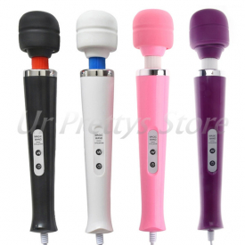 10 Speed Magic Wand Motor Massager Foot Head Full Body Power Massage Vibrator EU Plug Care Tool Drop Ship