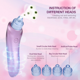 Vacuum Pore Cleaner Face Cleaning Blackhead Removal Suction Black Spot Cleaner Facial Cleansing Cosmetology Face Machine