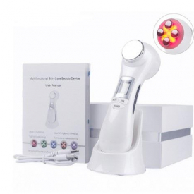 6 in 1 led rf pn therapy facial skin lifting rejuvenation vibration device machine ems ion microcurrent mesotherapy massager