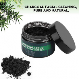 Bamboo Charcoal Exfoliating Body Scrub 150g Sea Salt Face Scrub Dead Skin Remover Moist Deep Cleasing Skin Care 6pcs