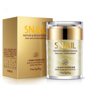 60g onespring natural snail cream facial moisturizer face cream lifting facial firming skin care