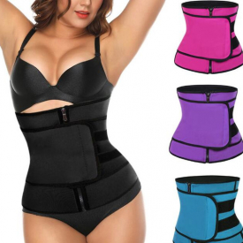 Waist Trainer Thermo Sweat Belt Waist Trainer Girdle Corset Women Tummy Body Shaper Shapewear Fat Burning Fitness Strap