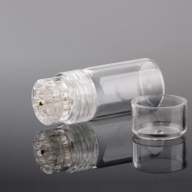 Microneedle Derma Stamp 20 Pins Titanium Derma Stamp Microneedling Gold Titanium Micro Needle Liquid Delivery System For Skin Rejuvenation