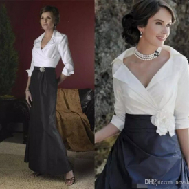 Elegant Mother of the Bride Dresses V-Neck Custom Made Formal Gowns Evening Wear Long Sleeves Floor-Length Plus Size Mother's Dress