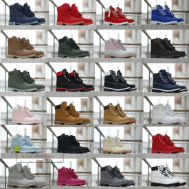 Winter Boots Leather Shoes Designer Men Women Ankle Boots Yellow Red Blue Black Pink Sports Wholesale Athletic Shoes Size 36-47