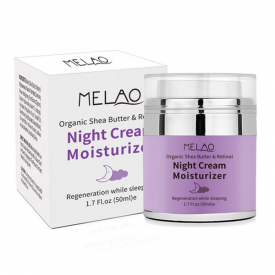 melao night cream organic retinol moisturizer nourishing night cream hyaluronic night retinol cream 50g