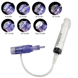 New arrival dermapen cartridge for Electric Microneedling Auto Mesotherapy Injection Gun Crystal Injector Nano Needle Derma Pen