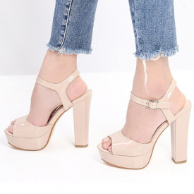 Doratasia 2020 Dropship Top Quality Platform Sexy Block High Heels Party Wedding Summer Sandals Women Shoes Woman
