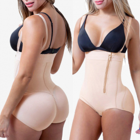 Fajate&Fajas Reductoras Colombianas Levanta Cola Post Parto Surgery Magic Latex Body Shaper Corset Tummy Control Underwear US T200526