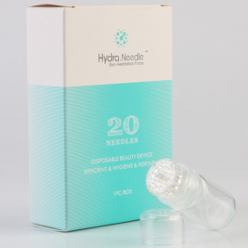 Mesotherapy Hydra Needle Gold Titanium 20 needles Derma Stamp Serum Applicator