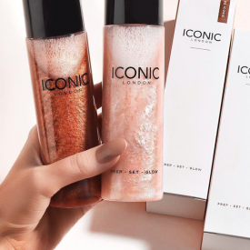iconic london makeup liquid beauty long lasting prep-set-glow waterproof iconic london highlighters illuminator 120 ml ship