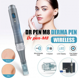 2020 Professional dr pen ultima M8 rechargeable derma pen microneedling dermapen with needle cartridges DHL Fast Shipping