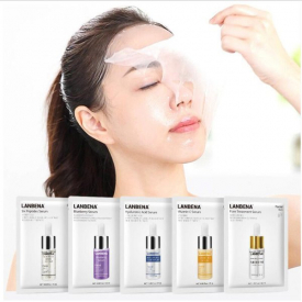 Women Face Care LANBENA Vitamin C Face Masks Serum Blueberry Sheet Mask Moisturizing Whitening Face Skin Care