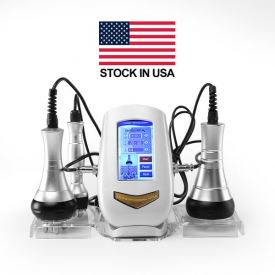 40K Ultrasonic Cavitation Slimming Machine Vacuum 5 Pole RF Head Multipolar High Quality Beauty Equipment Stock In US! Fat Burning Massager