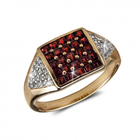 Garnet Regent Men’s Ring