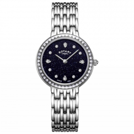 Rotary LB00400-67 Women's Kensington Blue Sparkle Wristwatch