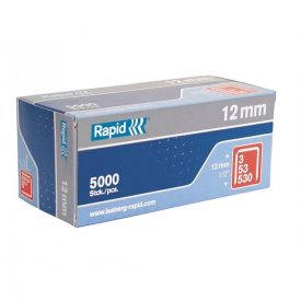 Rapid 5312B 12mm Galvanised Staples Box 5000