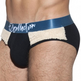 ES Collection Sheepskin Brief – Black S