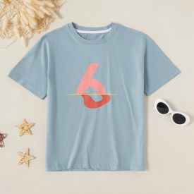 Fashionable Letter Print Short-sleeve Tee