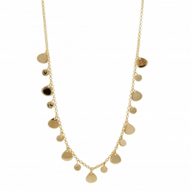 14ct Gold Plated Sterling Silver Charmed Necklace