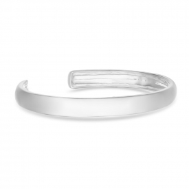 Sterling Silver 925 Polished Narrow Bangle
