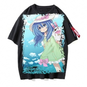 Inspired by Date A Live Yoshino Cosplay Costume T-shirt Polyester / Cotton Blend Pattern Harajuku Graphic Kawaii T-shirt For Men’s / Women’s / Couple’s Lightinthebox