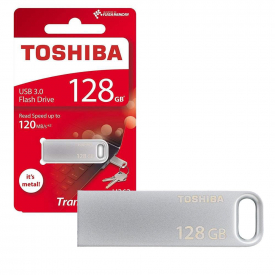 Toshiba TransMemory U364 USB 3.0 Flash Drive Memory Stick – 128GB – Metal