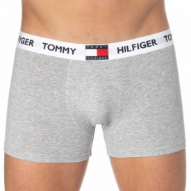 Tommy Hilfiger Tommy 85 Cotton Boxer Briefs – Heather Grey L