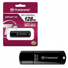 Transcend JetFlash 700 USB 3.0 Flash Drive Memory Stick – 128GB