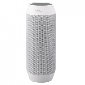 AEC BT Stereo Speaker Bass Subwoofer with MIC Support TF FM Line in Handsfree Call for iPhone iPad Samsung Smartphone Portable Rechargeable White