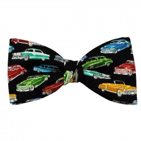 Van Buck Classic Cars Cotton Men’s Bow Tie