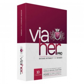 ViaHer Pro – Supplement for Intense Intimacy for Women – Female Libido Pills – Enhancer for Female Drive – Natural Energy Boost – 10 Capsules