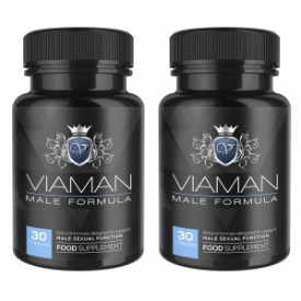Viaman Capsules – Male Enhancement Supplement – Natural Ingredients With Zinc & Maca Root – Award Winning Brand – 30 Capsules – 2 Pack – 10% Discount