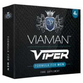 Viaman Viper – 4 Tablets – Male Sexual Performance Enhancement – Safe & Discreet Enlargement Solution, No Prescription Required, Vegetarian & Vegan.