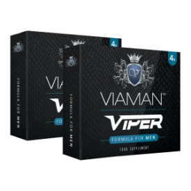 Viper – 4 Tablets – Male Sexual Performance Enhancement – Safe & Discreet Enlargement Solution – Vegetarian & Vegan – 2 Pack