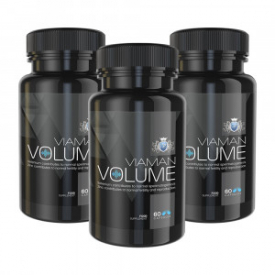 Viaman Volume – 180 Capsules – Sperm Volume Male Enhancement – Safe & Natural – Award Winning Brand – With Selenium & Maca – Discreet – 3 Pack