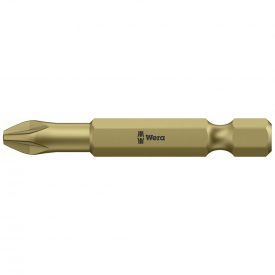 Wera 855/4 TH Pozidriv Pz 2 Torsion Insert Bit Extra Hard 50mm Pack 10