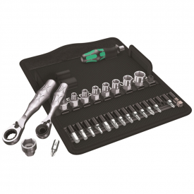 Wera KK Zyklop 1/4in Metric Mini Socket Set 27pc