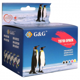G&G Non-OEM T0715 Ink Cartridge Multipack for Epson